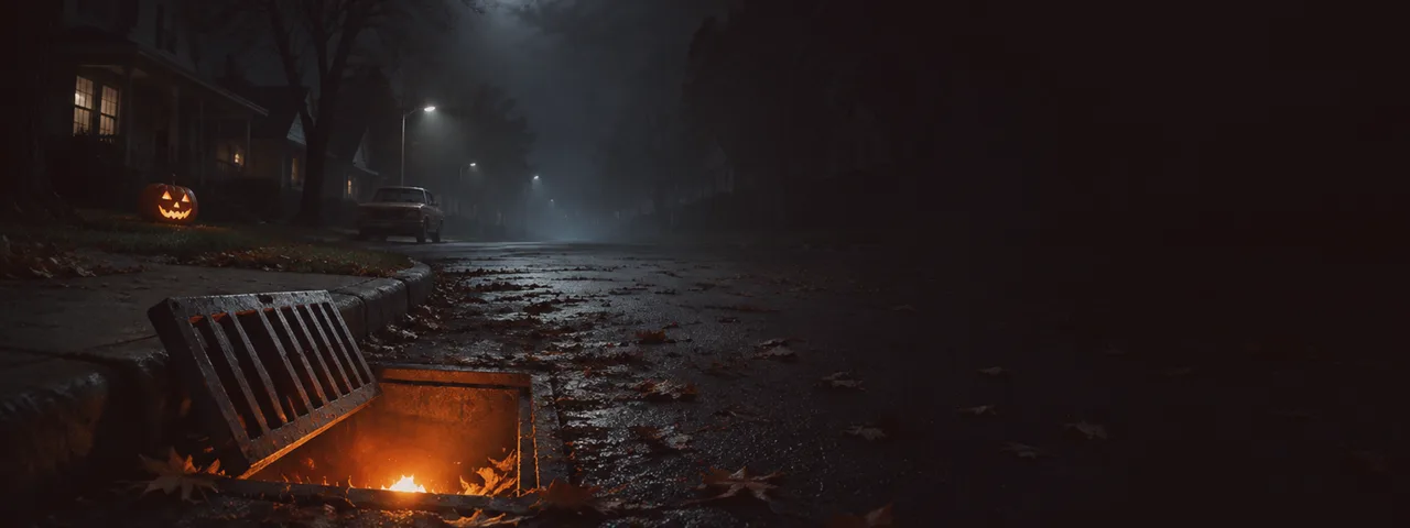 Chapter 5 is set in The streets, the sewer entrance and the Wallace House again.
