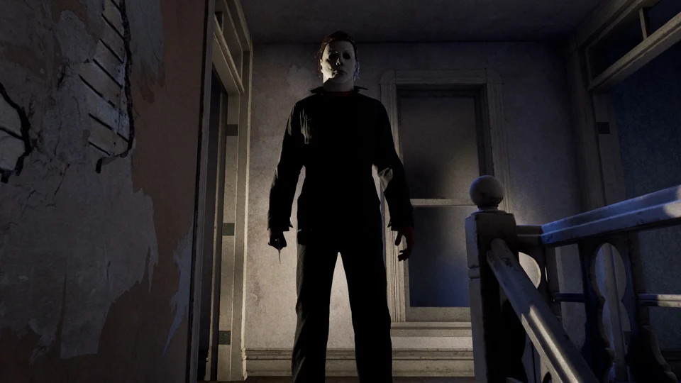 Michael inside a house in the multiplayer gameplay overview